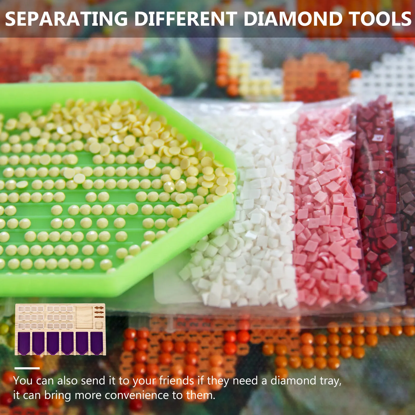 1Set Diamond Picture Tool Tray Organizer Convenient Storage Rack for DIY Drill Painting Supplies Diamond Picture Tool Tray
1Set Diamond Picture Tool Tray Organizer Convenient Storage Rack for DIY Drill Painting Supplies Diamond Picture Tool Tray