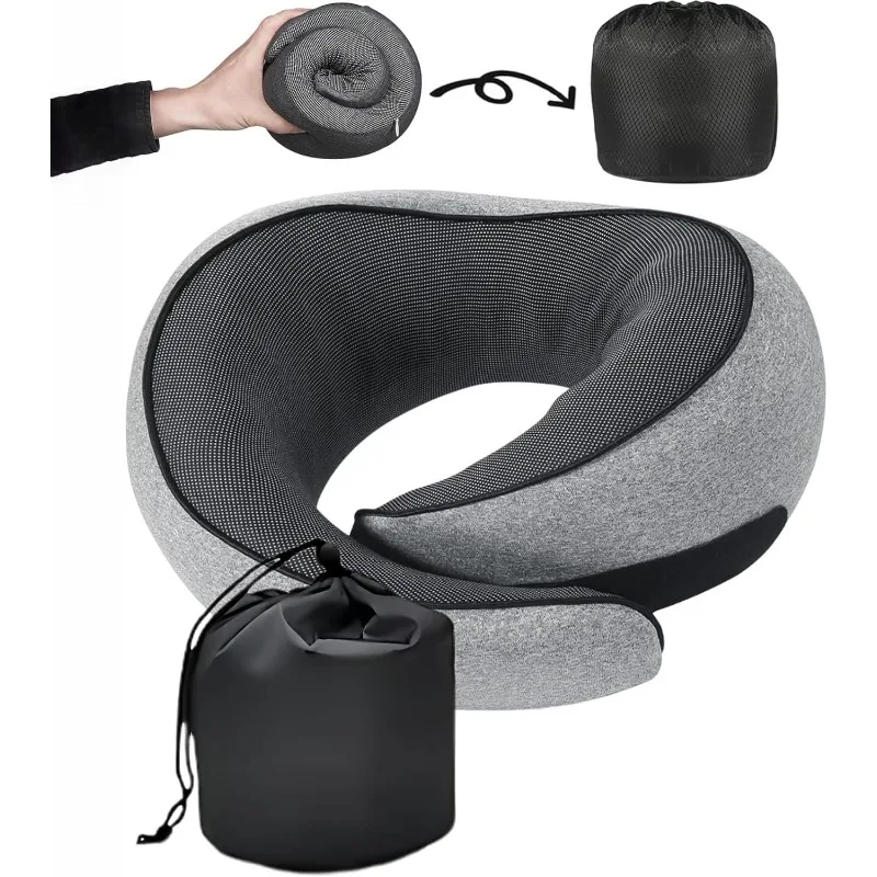 Travel Pillows for Airplanes, 100% Pure Memory Foam Neck Pillow for Airplanes,Comfortable Breathable Cover,360° Support Stowable
Travel Pillows for Airplanes, 100% Pure Memory Foam Neck Pillow for Airplanes,Comfortable Breathable Cover,360° Support Stowable