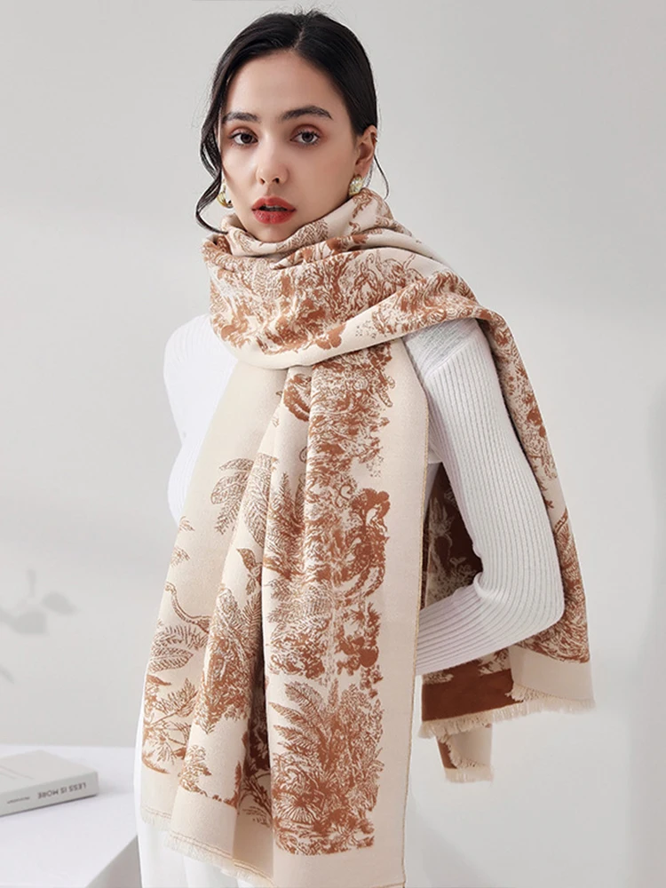 Imitation Cashmere Fashion Women OL Vintage Print Winter Scarf Warm Elegant Business Party Female Thick Long Wrap Shawl Present
Imitation Cashmere Fashion Women OL Vintage Print Winter Scarf Warm Elegant Business Party Female Thick Long Wrap Shawl Present
