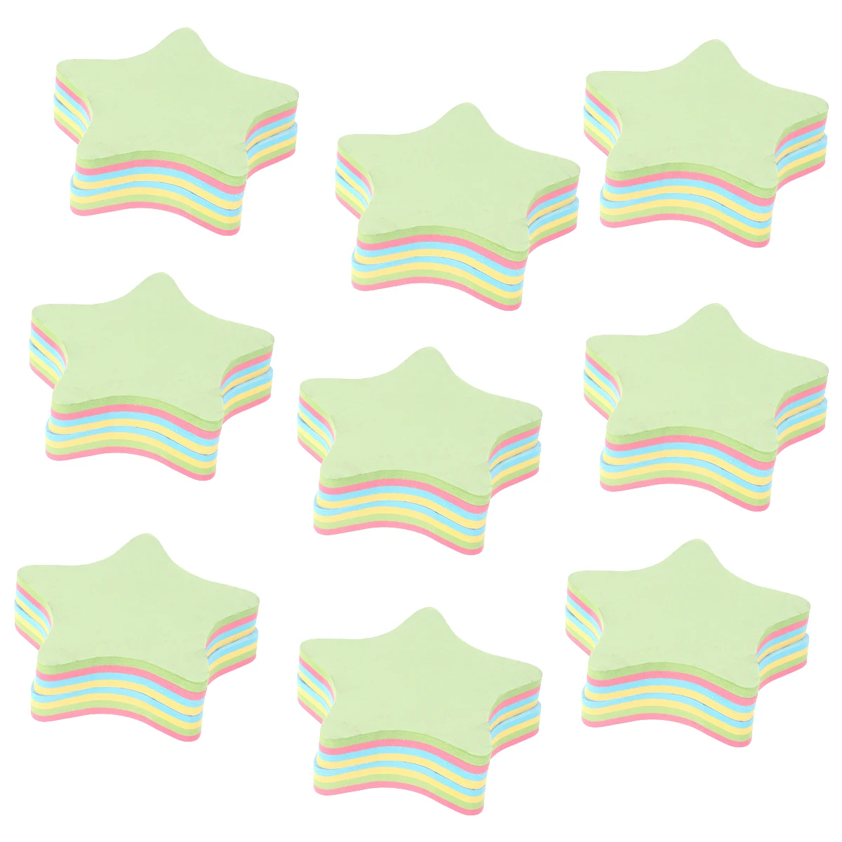1200 Pcs Five Pointed Star Self Stick Notepad Paper Memo Pad Reusable No Residue Office
1200 Pcs Five Pointed Star Self Stick Notepad Paper Memo Pad Reusable No Residue Office