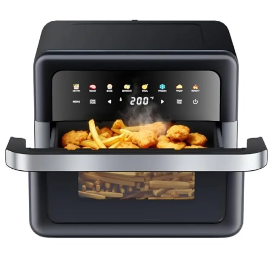8 QT Large Ccity Digital Air Fryer Oven with Rapid Air Circulation for Home Kitchen Touch Control Nonstick Basket Oil-Free Cook
8 QT Large Ccity Digital Air Fryer Oven with Rapid Air Circulation for Home Kitchen Touch Control Nonstick Basket Oil-Free Cook