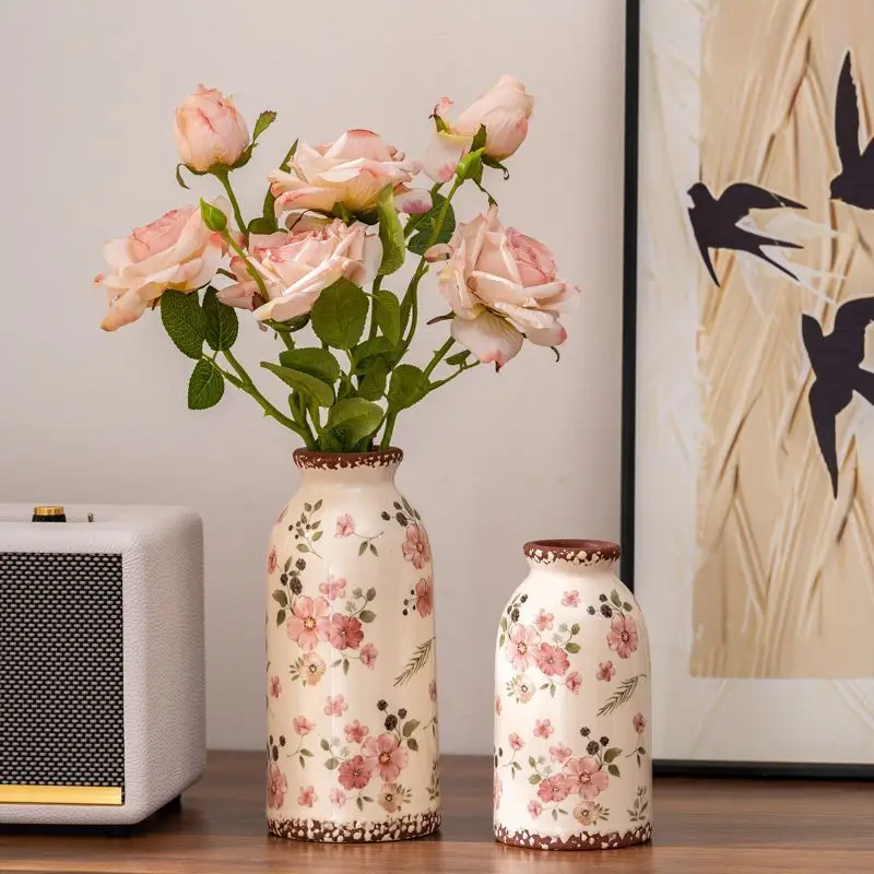 Vintage Ceramic Vaseliving Room Flower Arrangement, Light Luxury, High-end Feeling Fresh Flower Vase
Vintage Ceramic Vaseliving Room Flower Arrangement, Light Luxury, High-end Feeling Fresh Flower Vase