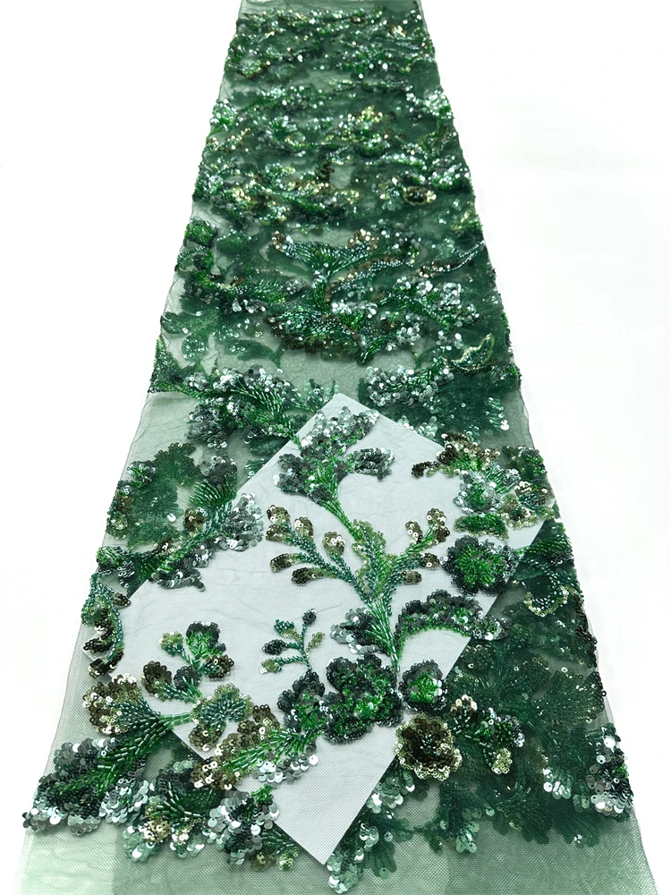 Nigerian High Quality Luxury Sequins Embroidery Lace Fabric French Handmade Tulle Beaded Lace Fabric For Women Wedding Dresses
Nigerian High Quality Luxury Sequins Embroidery Lace Fabric French Handmade Tulle Beaded Lace Fabric For Women Wedding Dresses