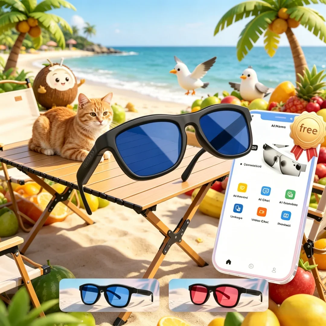 Sophisticated AI Smart Glasses Bluetooth Touch-Dimming Glasses Versatile Electrochromic Glasses Exotic AI Intelligent
Sophisticated AI Smart Glasses Bluetooth Touch-Dimming Glasses Versatile Electrochromic Glasses Exotic AI Intelligent