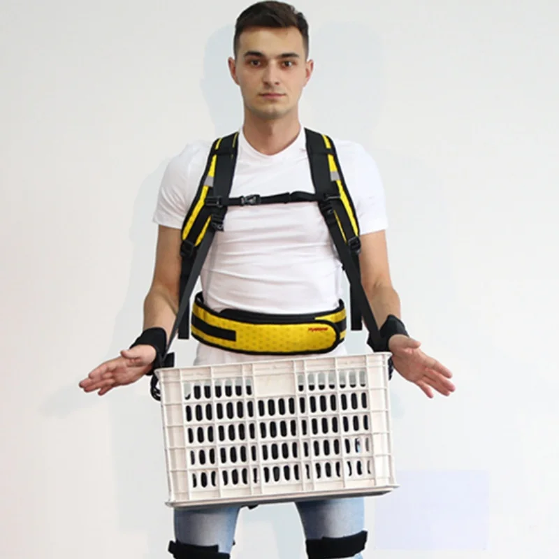 Waist Elastic Band Exoskeleton Lifts Heavy Objects With The Help Of The Tension Of The Elastic Band
Waist Elastic Band Exoskeleton Lifts Heavy Objects With The Help Of The Tension Of The Elastic Band