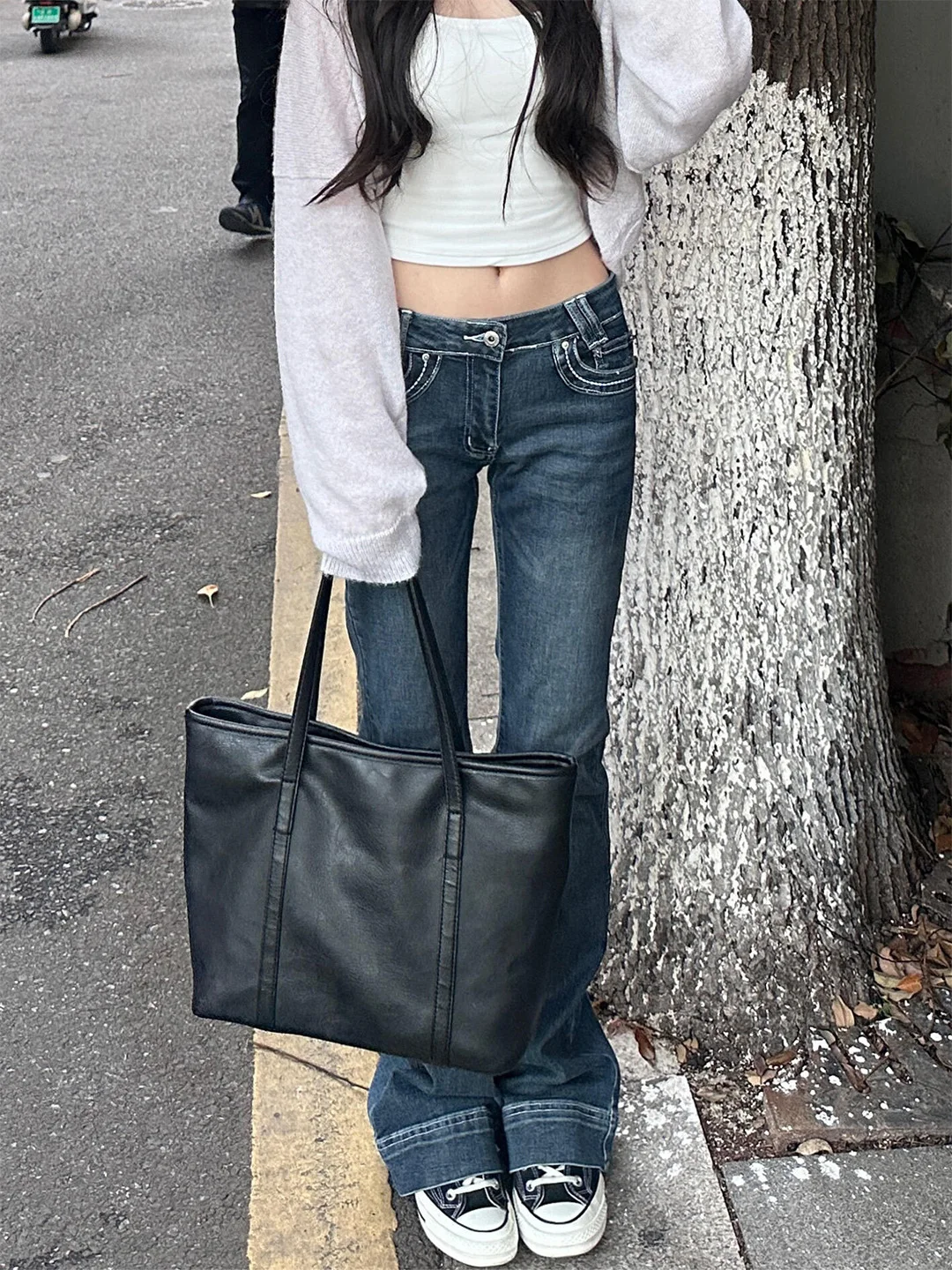 Slimming Dark Blue Washed Denim Jeans Women's Narrow Low Waist Thin Model Summer New Arrival Sexy Style Regular Series Jeans
Slimming Dark Blue Washed Denim Jeans Women's Narrow Low Waist Thin Model Summer New Arrival Sexy Style Regular Series Jeans