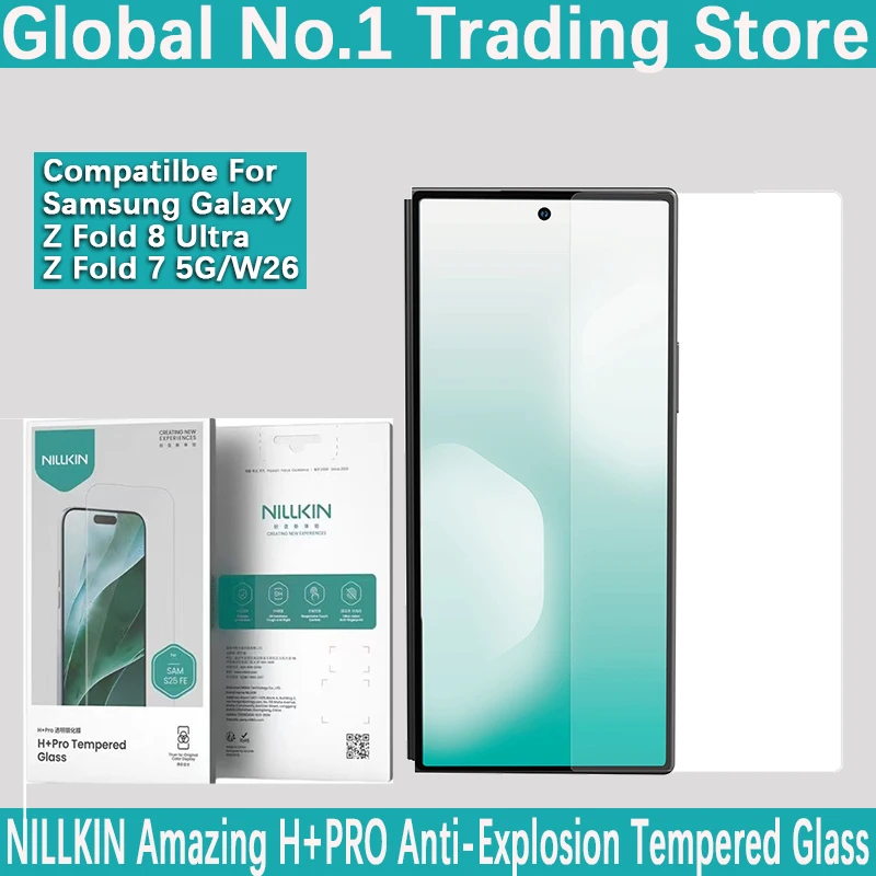 NILLKIN For Samsung Galaxy Z Fold 8 Ultra/Z Fold 7/W26 Amazing H+PRO Explosion proof high-definition tempered glass film
NILLKIN For Samsung Galaxy Z Fold 8 Ultra/Z Fold 7/W26 Amazing H+PRO Explosion proof high-definition tempered glass film