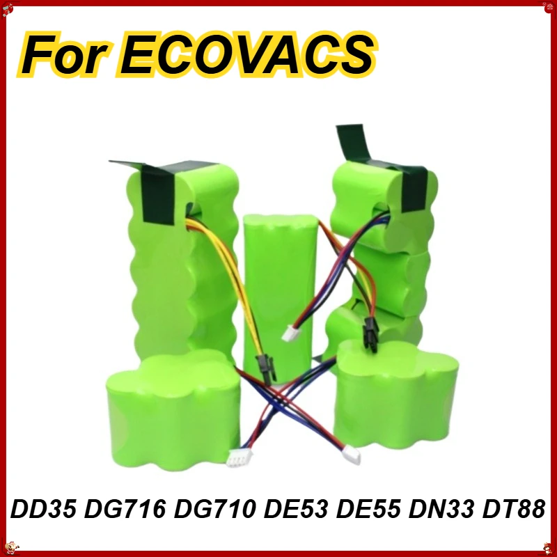 For ECOVACS DD35 DG716 DG710 DE53 DE55 DN33 DT88 Sweeping Robot Rechargeable Replacement Ni-MH Battery
For ECOVACS DD35 DG716 DG710 DE53 DE55 DN33 DT88 Sweeping Robot Rechargeable Replacement Ni-MH Battery