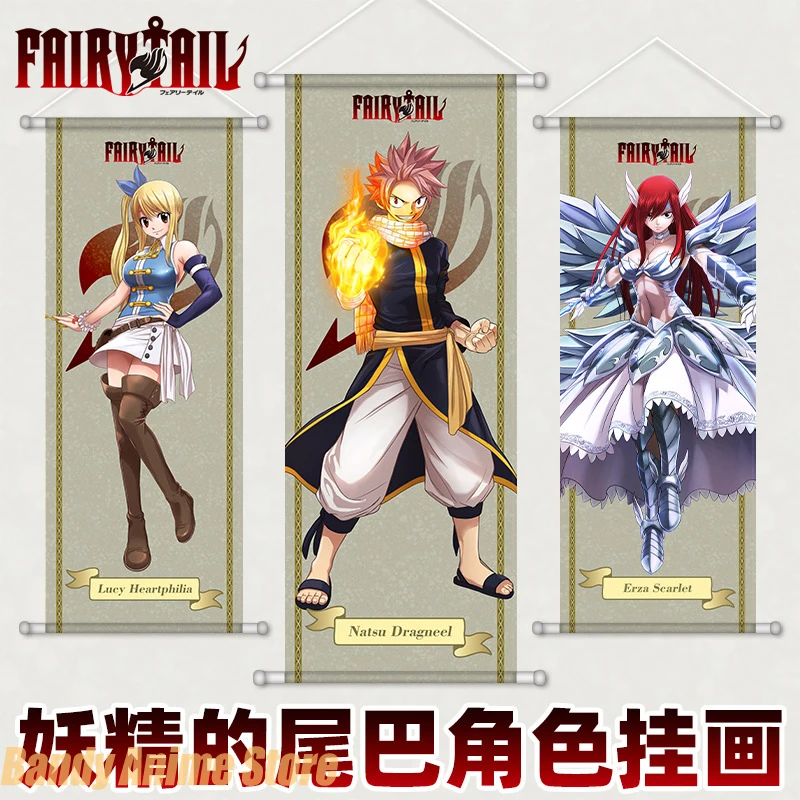 FAIRY TAIL Hanging Scrolls Painting Natsu Lucy GrayAnime Poster Wall Scroll Art Room Decoration Gifts
FAIRY TAIL Hanging Scrolls Painting Natsu Lucy GrayAnime Poster Wall Scroll Art Room Decoration Gifts
