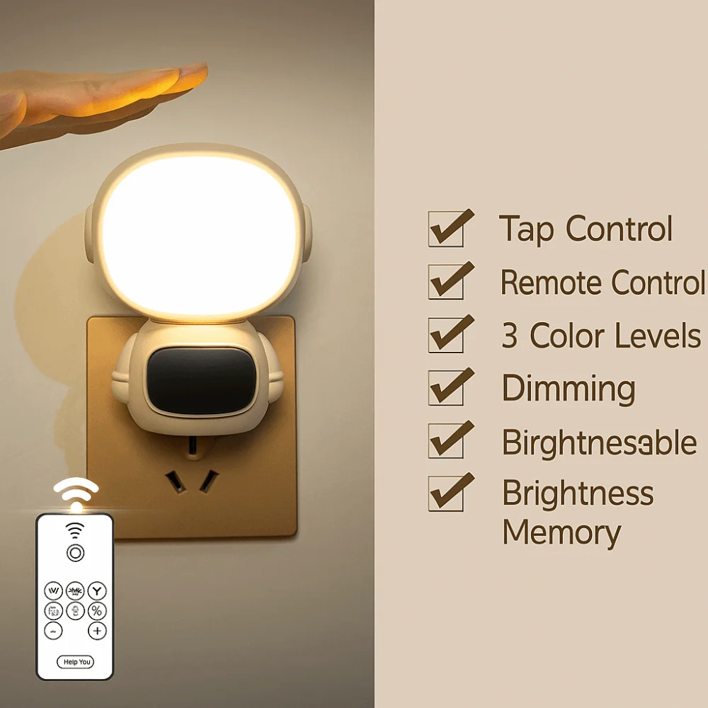 Warm Light Astronaut Clock Night Light Digital Clock Child-Friendly Design Bedside Lamp USB Rechargeable Eye-Care Light
Warm Light Astronaut Clock Night Light Digital Clock Child-Friendly Design Bedside Lamp USB Rechargeable Eye-Care Light