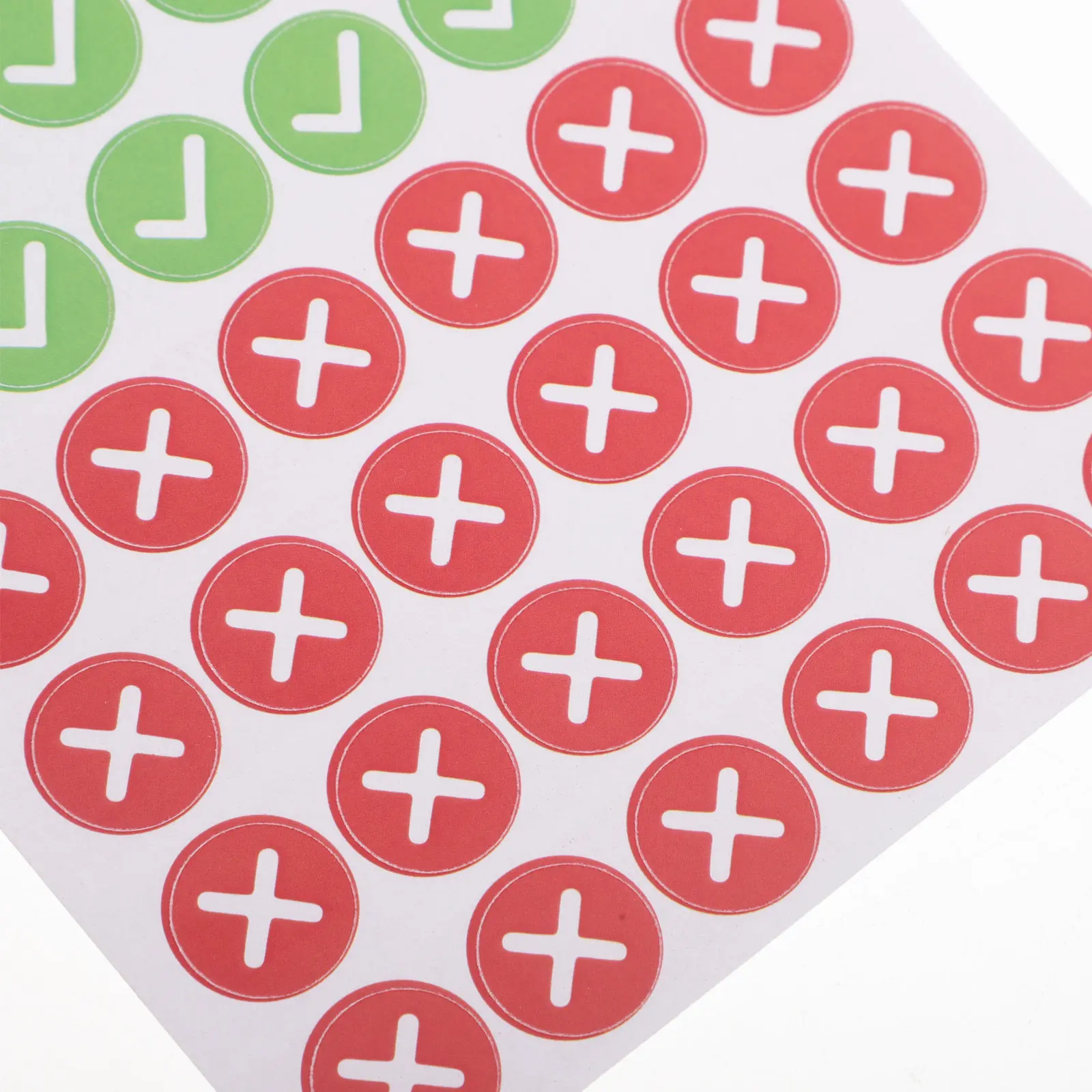 10 Sheets/480pcs Green Check Red Cross Stickers, Self Adhesive Round Labels For Diy Project Marking Recording Classroom Teaching
10 Sheets/480pcs Green Check Red Cross Stickers, Self Adhesive Round Labels For Diy Project Marking Recording Classroom Teaching