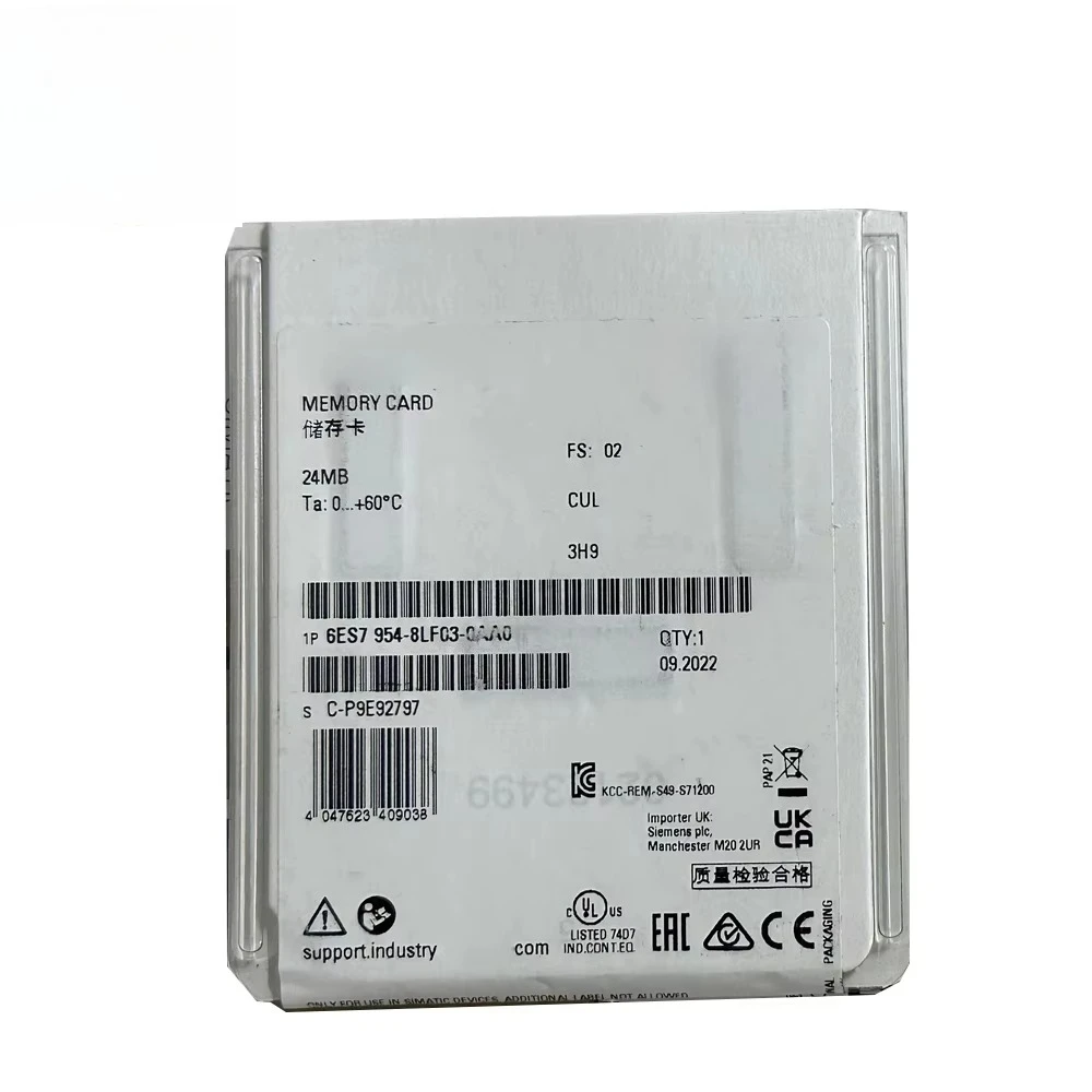 SD-карта 512 МБ Empty E01: LICENSE G120 РАСШИРЕННАЯ ФУНКЦИЯ EPOS 6SL3054-4AG00-2AA0-Z E01
SD-карта 512 МБ Empty E01: LICENSE G120 РАСШИРЕННАЯ ФУНКЦИЯ EPOS 6SL3054-4AG00-2AA0-Z E01