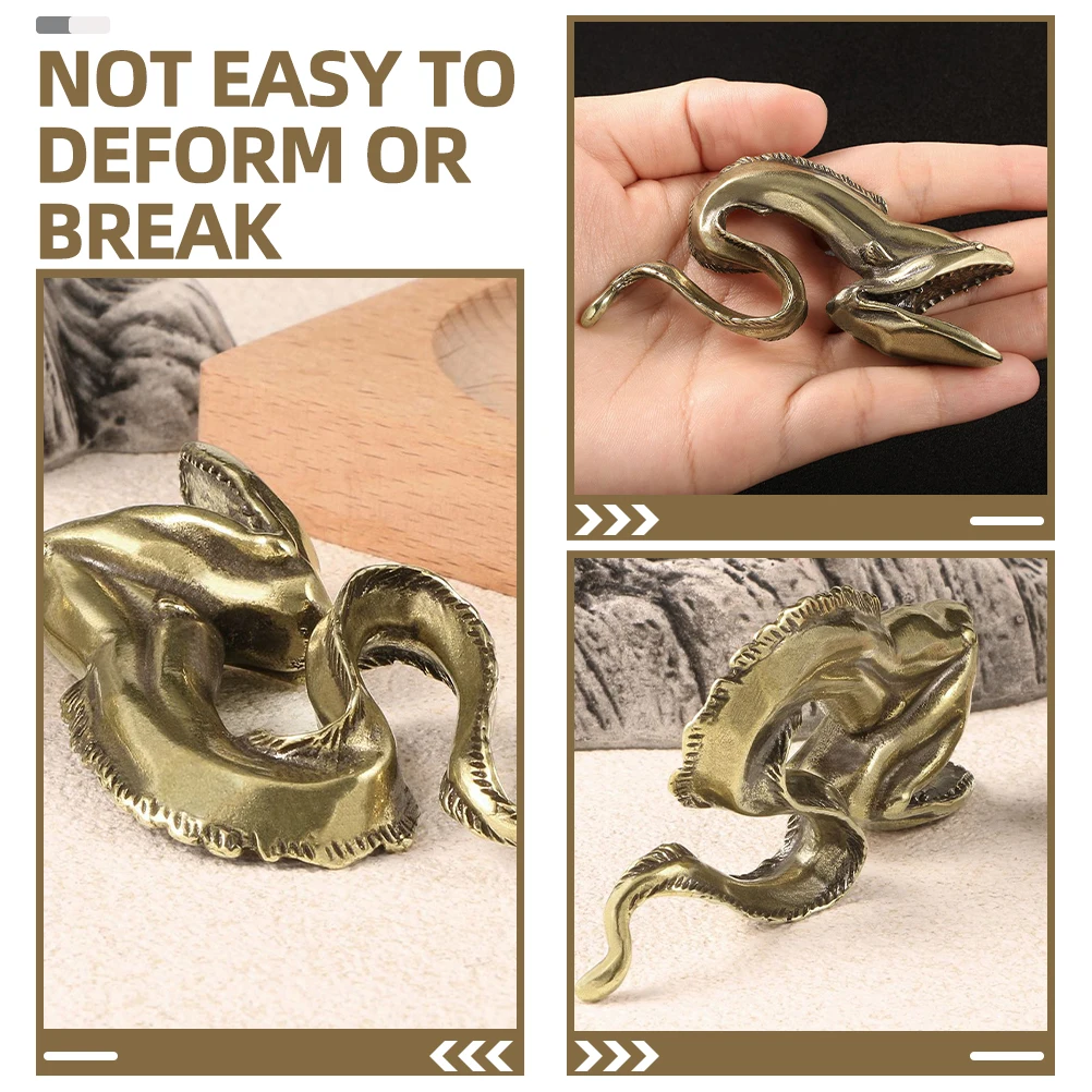 Brass Sea Snake Figurine Retro Style Desktop Decor Craft Statue Durable Smooth Surface Mini Size Ocean Animal Ornament Garden
Brass Sea Snake Figurine Retro Style Desktop Decor Craft Statue Durable Smooth Surface Mini Size Ocean Animal Ornament Garden