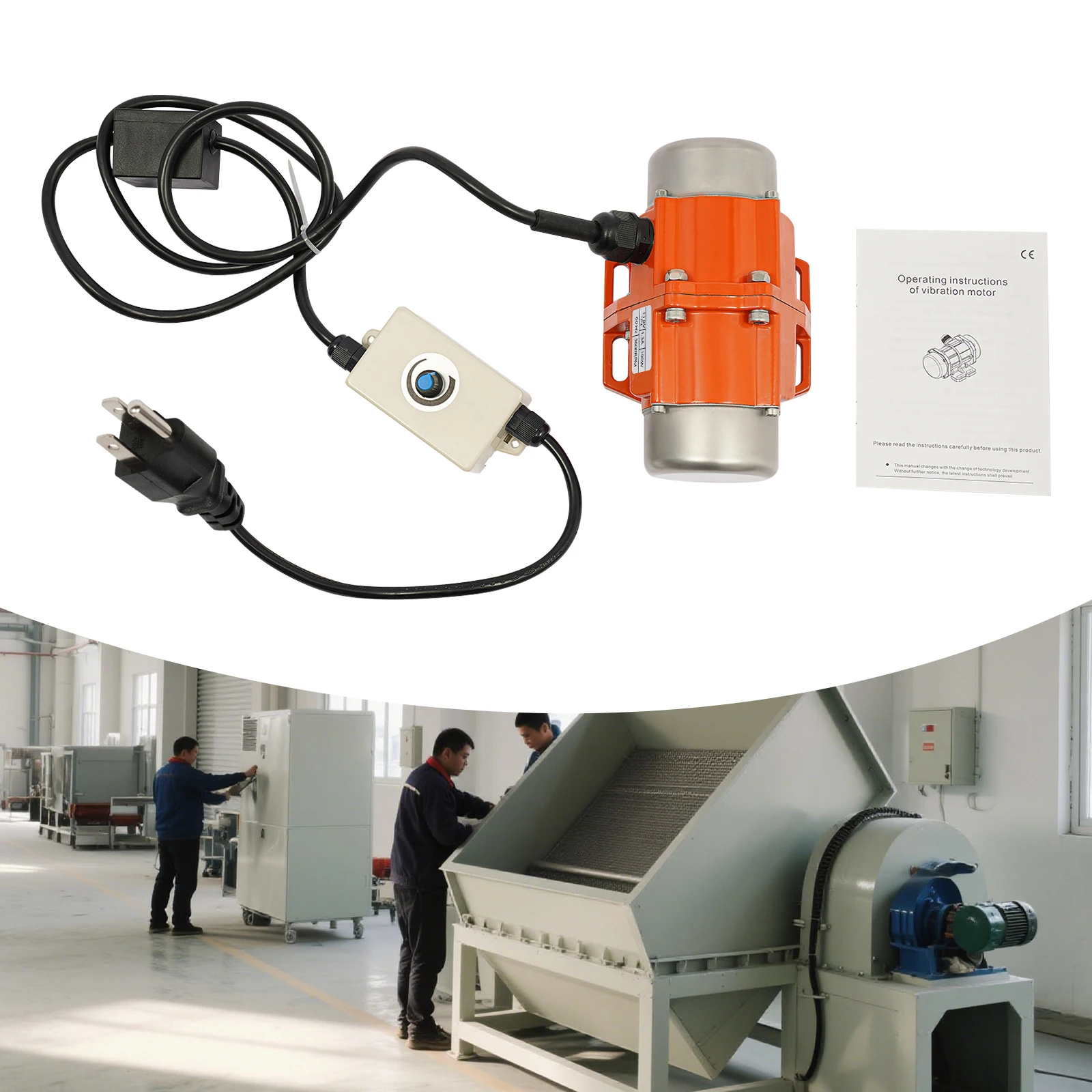 100W 110V Vibrating Motor Adjustable Speed for Feeding Machine, Shotcrete Machine, Washing Machine with Motor Speed Controller
100W 110V Vibrating Motor Adjustable Speed for Feeding Machine, Shotcrete Machine, Washing Machine with Motor Speed Controller