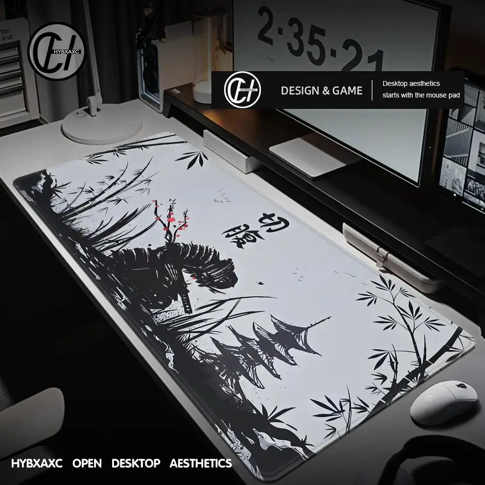 Japanese Samurai Desk Mat XXL Black and White Gaming keyboard mat large Oni Samurai extended deskpad Ghost of Tsushima HYBXAXC
Japanese Samurai Desk Mat XXL Black and White Gaming keyboard mat large Oni Samurai extended deskpad Ghost of Tsushima HYBXAXC