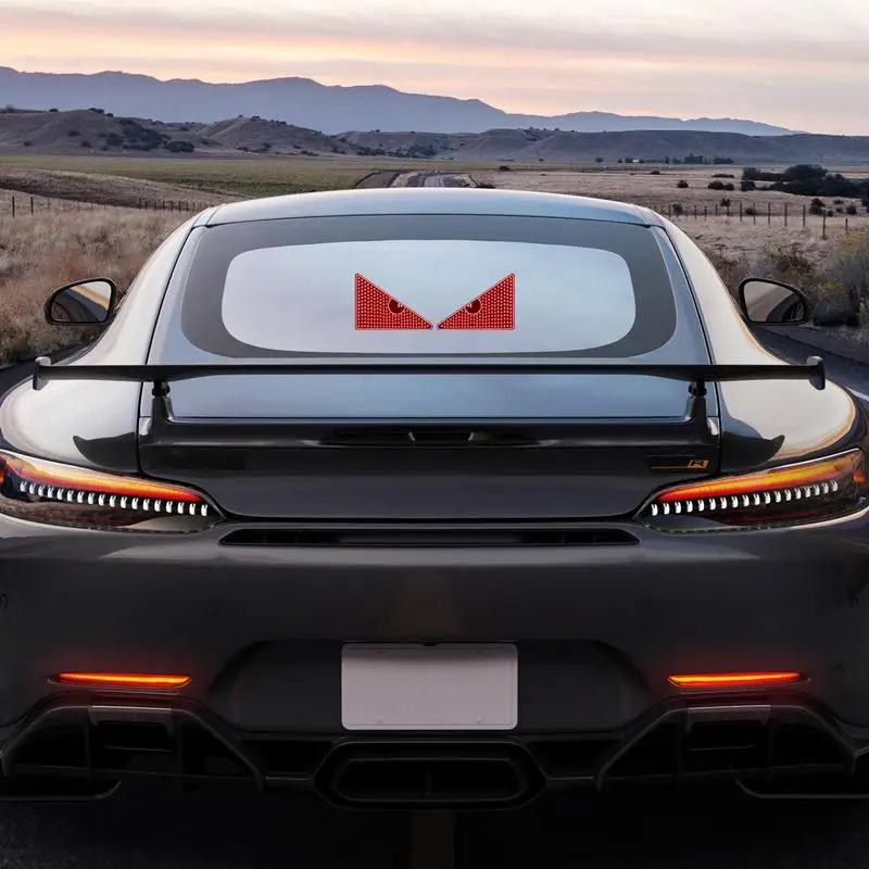 Car Triangle Eye Light Anti-Rear-Collision Lights Eye Lamp Interactive Rearview Mirrors Lights Car Back Lights Colorful 
Car Triangle Eye Light Anti-Rear-Collision Lights Eye Lamp Interactive Rearview Mirrors Lights Car Back Lights Colorful