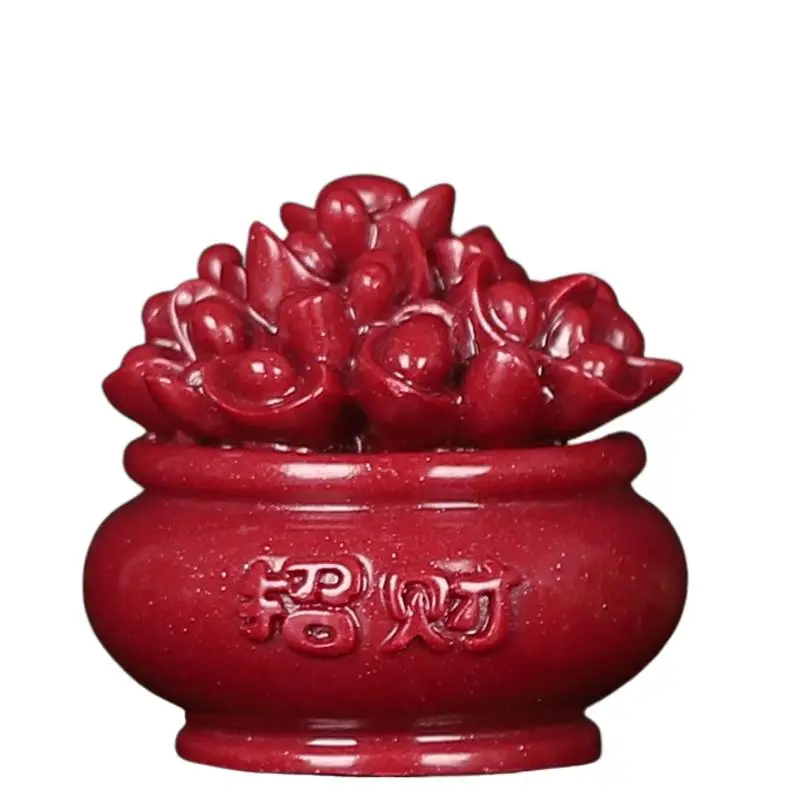 Cinnabar Cornucopia Decoration Wangzhai Living Room Furnishings Desktop Small Ornaments Entrance Decoratio
Cinnabar Cornucopia Decoration Wangzhai Living Room Furnishings Desktop Small Ornaments Entrance Decoratio