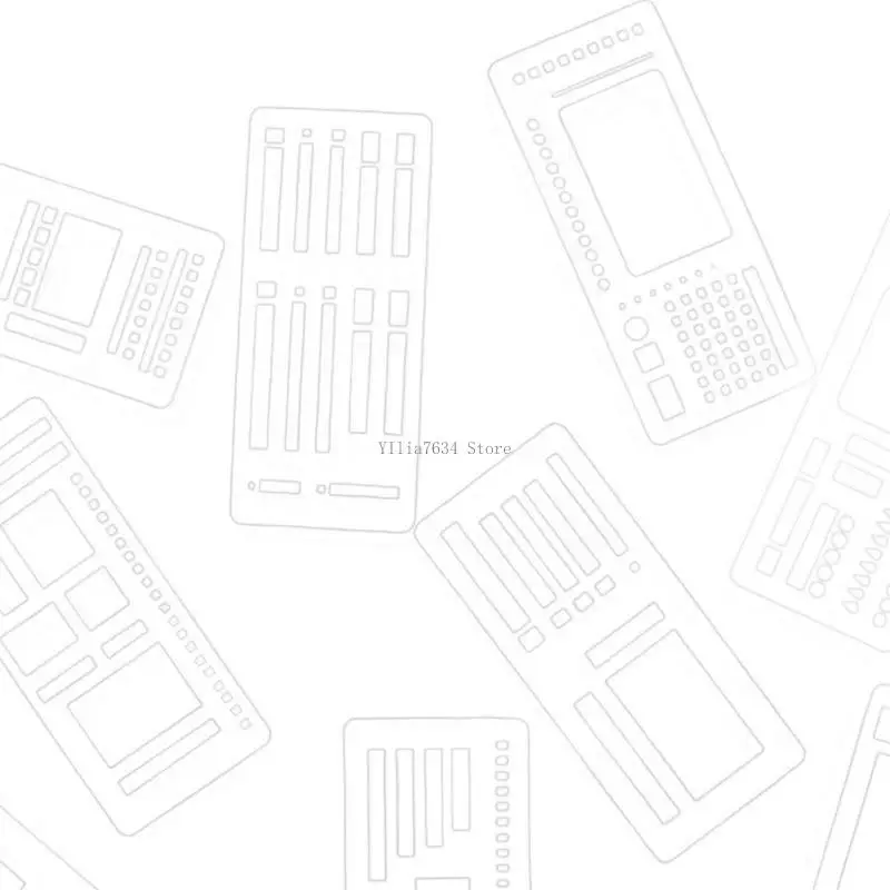 Pack of 9 Smooth Finishing Acrylic Calendar Planner Templates Set Perfect for Drawing Writing Daily Plans in Notebooks
Pack of 9 Smooth Finishing Acrylic Calendar Planner Templates Set Perfect for Drawing Writing Daily Plans in Notebooks