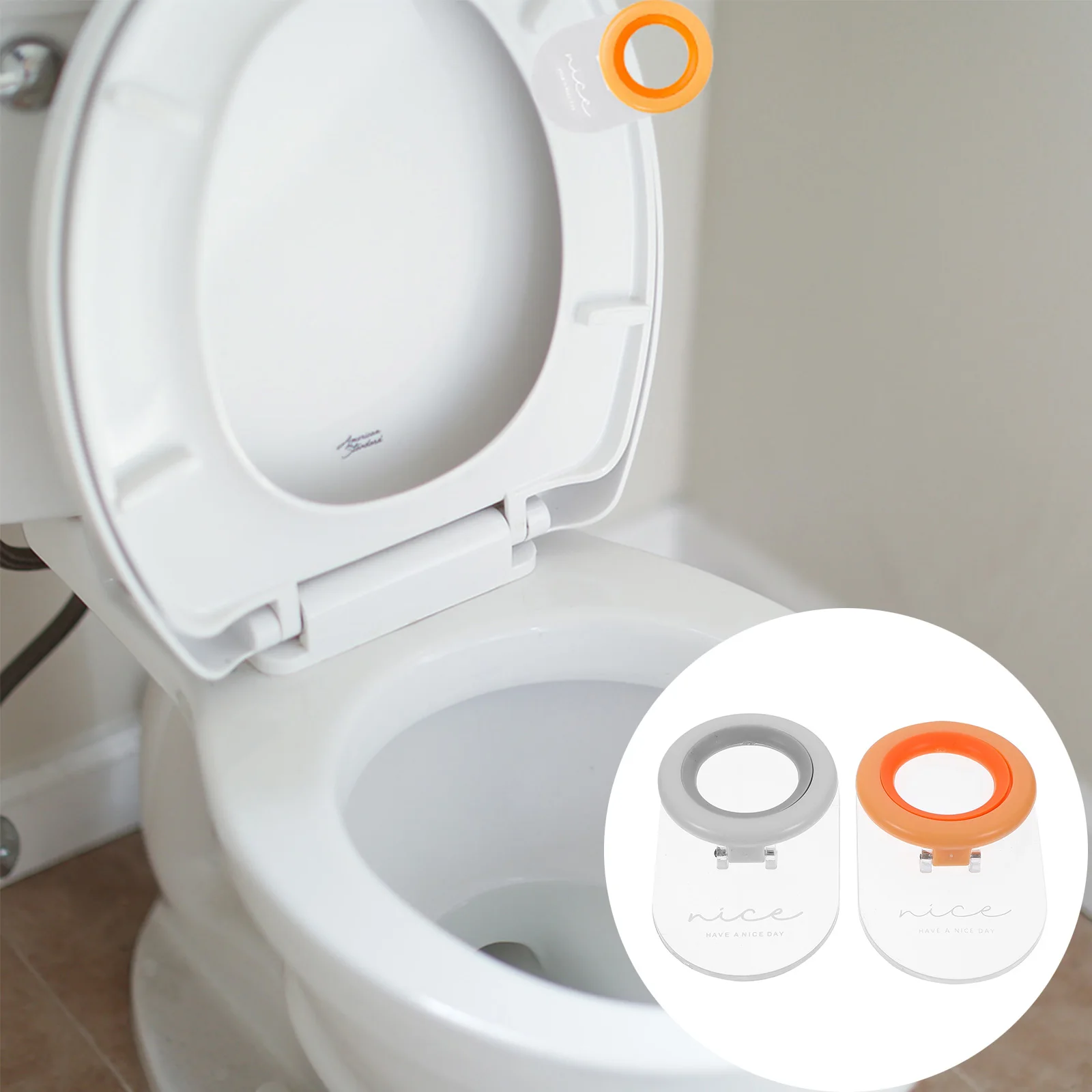 2pcs Seat Handle Adhesive Lid Reusable Bathroom Toilet Seat Lifter Sticky Free Toilet Cover Lifter For Home Office 
2pcs Seat Handle Adhesive Lid Reusable Bathroom Toilet Seat Lifter Sticky Free Toilet Cover Lifter For Home Office