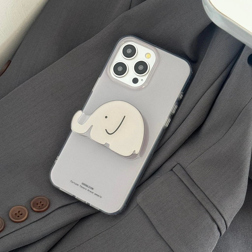 Advanced Simple Grey Cartoon Elephant With Holder Shockproof Protective Phone Cover Case for iPhone 16 15 14 13 Pro Max
Advanced Simple Grey Cartoon Elephant With Holder Shockproof Protective Phone Cover Case for iPhone 16 15 14 13 Pro Max