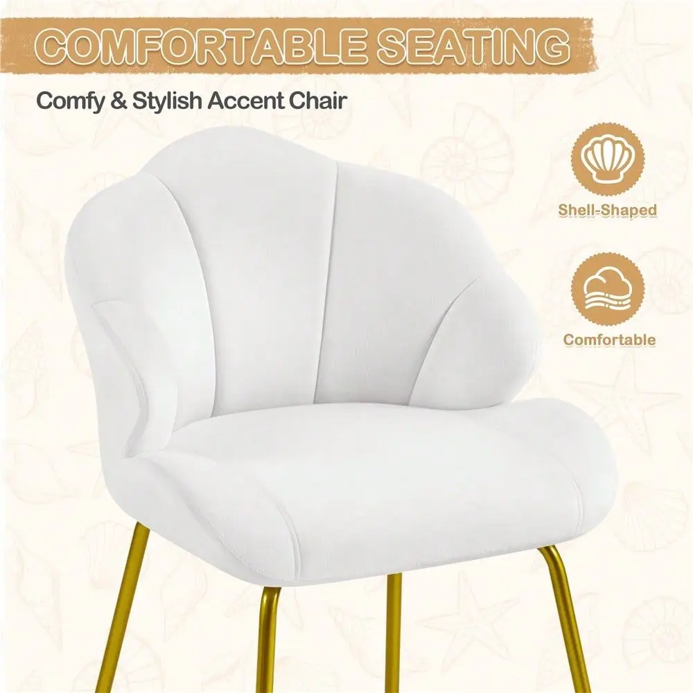 Modern Velvet Upholstered Accent Chair With Channel Tufting Shell Backrest Armless Single Chair For Living Room Bedroom Reading
Modern Velvet Upholstered Accent Chair With Channel Tufting Shell Backrest Armless Single Chair For Living Room Bedroom Reading