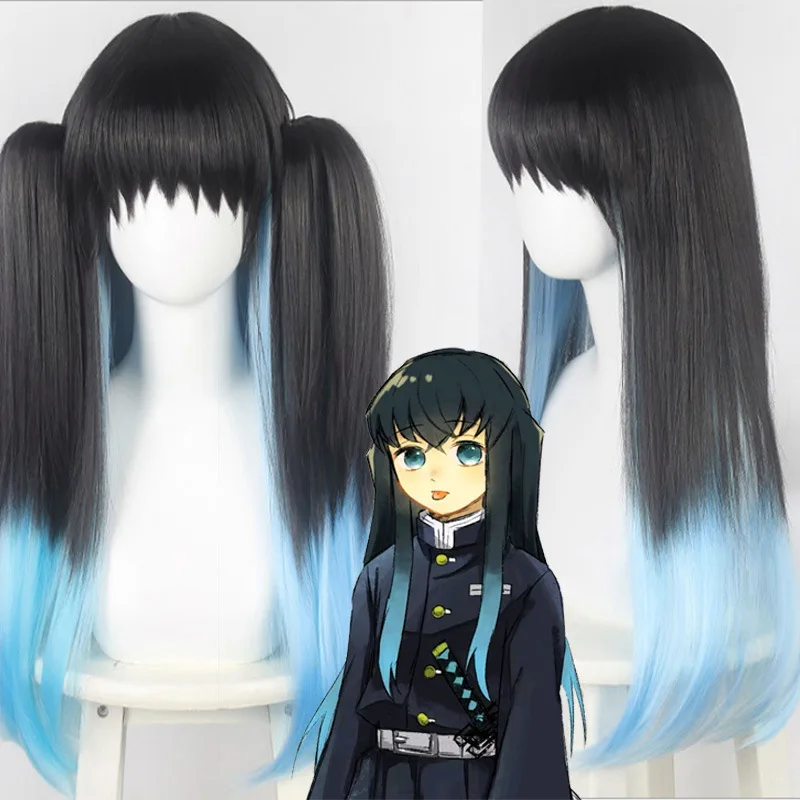 Synthetic Anime Style Wig Inspired By Mu-ichiro-T Era Cosplay, Black To Blue Gradient Straight Hair, Party Costume Accessory
Synthetic Anime Style Wig Inspired By Mu-ichiro-T Era Cosplay, Black To Blue Gradient Straight Hair, Party Costume Accessory