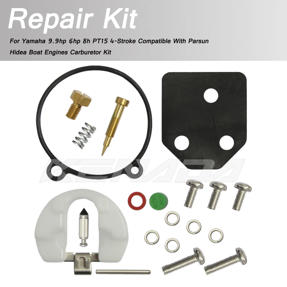For Yamaha 9.9hp 6hp 8h PT15 4-Stroke Compatible With Parsun/Hidea Boat Engines Carburetor Kit Carburetor Repair Kit
For Yamaha 9.9hp 6hp 8h PT15 4-Stroke Compatible With Parsun/Hidea Boat Engines Carburetor Kit Carburetor Repair Kit