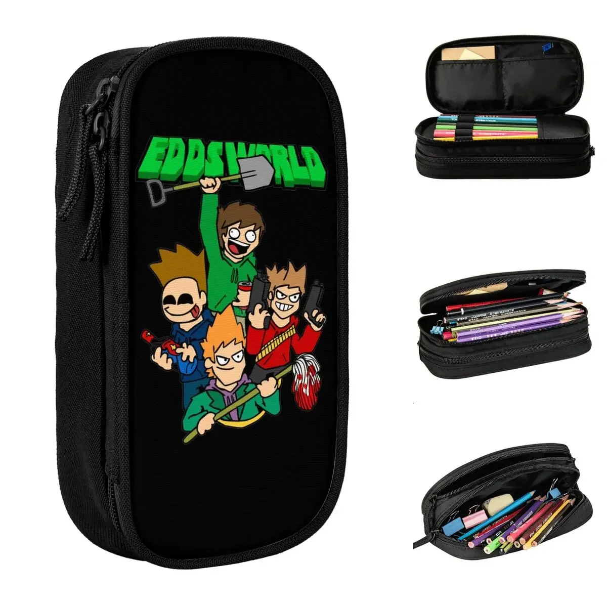 Anime Eddsworld Tv Series Cartoon Pencil Case Pencilcases Pen for Girl Boy Big Capacity Pencil Bags Office Zipper Stationery
Anime Eddsworld Tv Series Cartoon Pencil Case Pencilcases Pen for Girl Boy Big Capacity Pencil Bags Office Zipper Stationery