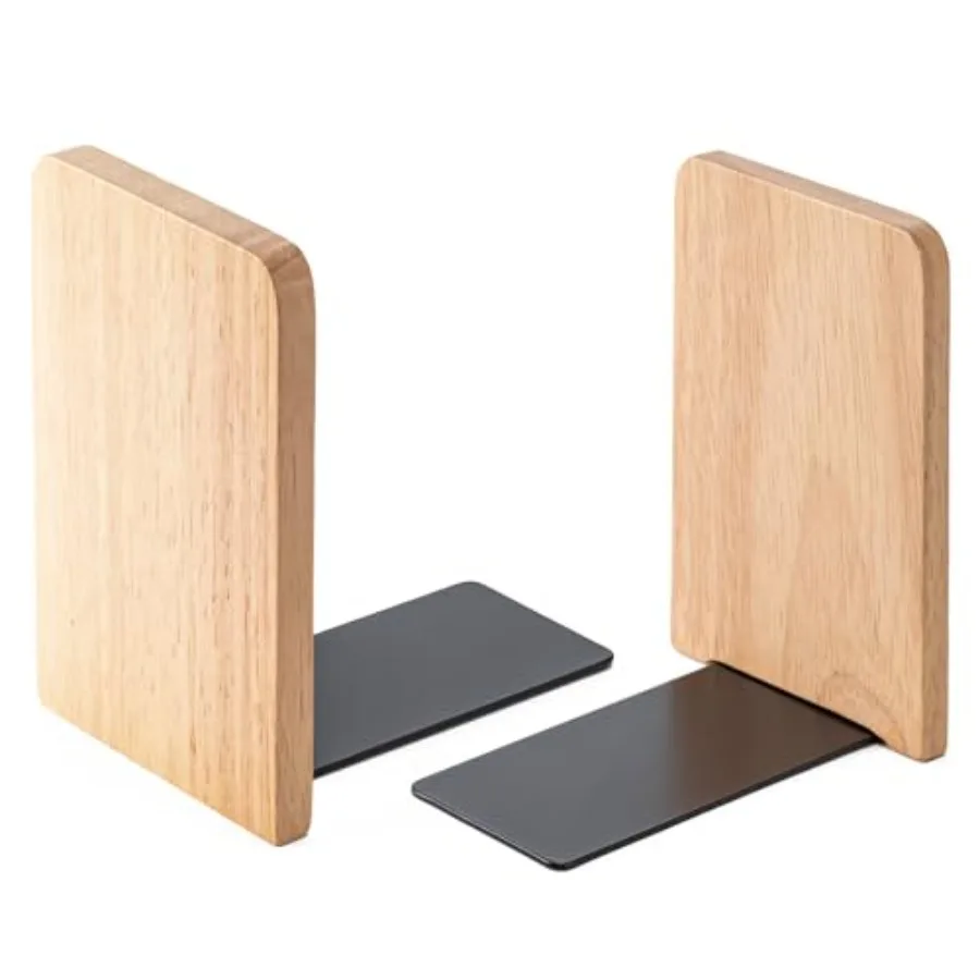 2 Pcs Wood Book Ends for Shelves, Bookends for Heavy Books, CD, File, Video Games, Book Organizer for Home Office School Suppli
2 Pcs Wood Book Ends for Shelves, Bookends for Heavy Books, CD, File, Video Games, Book Organizer for Home Office School Suppli