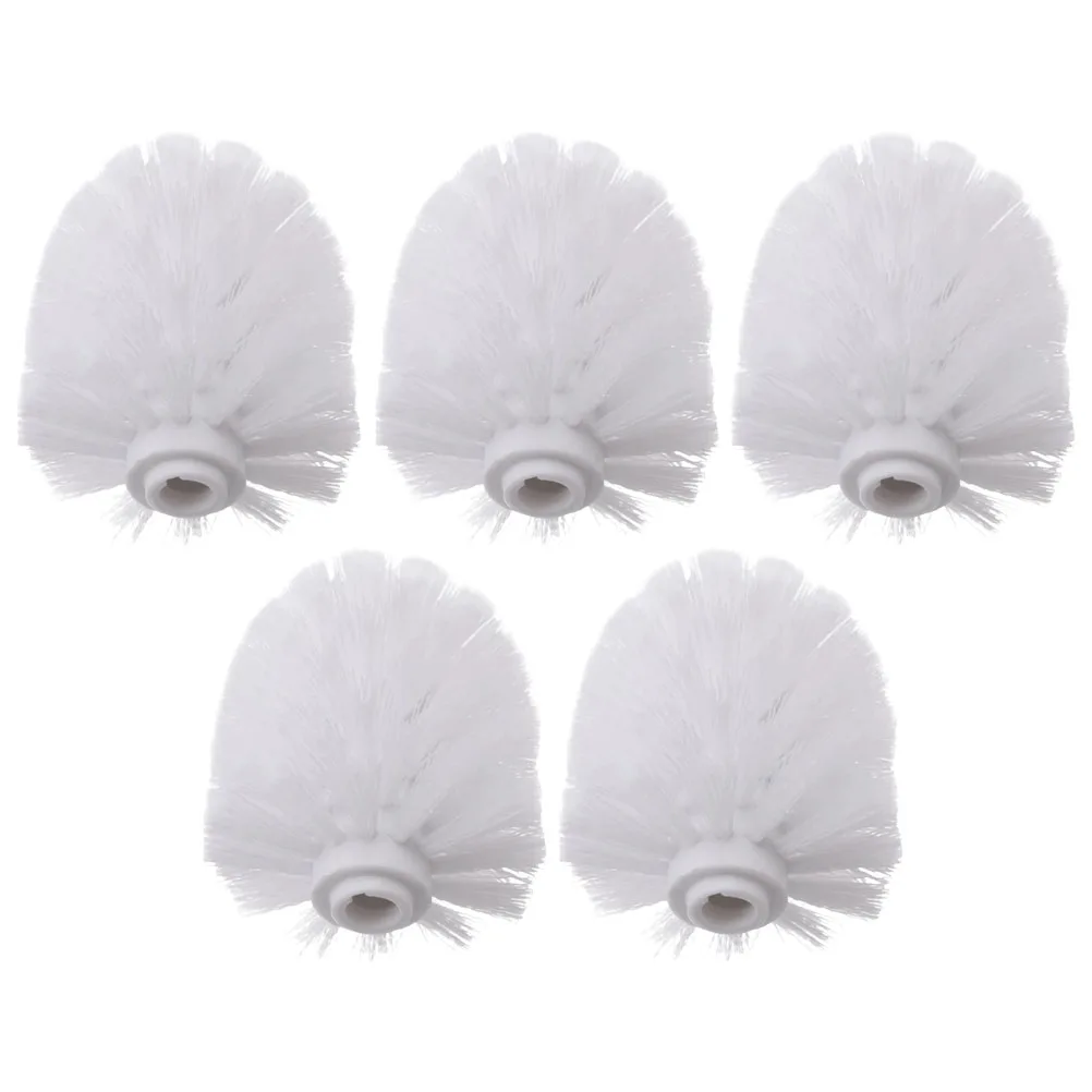 5pcs White Brush Replacement Toilet Brush Cleaner Heads Durable Cleaning Supplies Bathroom Accessories Home Office Use 
5pcs White Brush Replacement Toilet Brush Cleaner Heads Durable Cleaning Supplies Bathroom Accessories Home Office Use