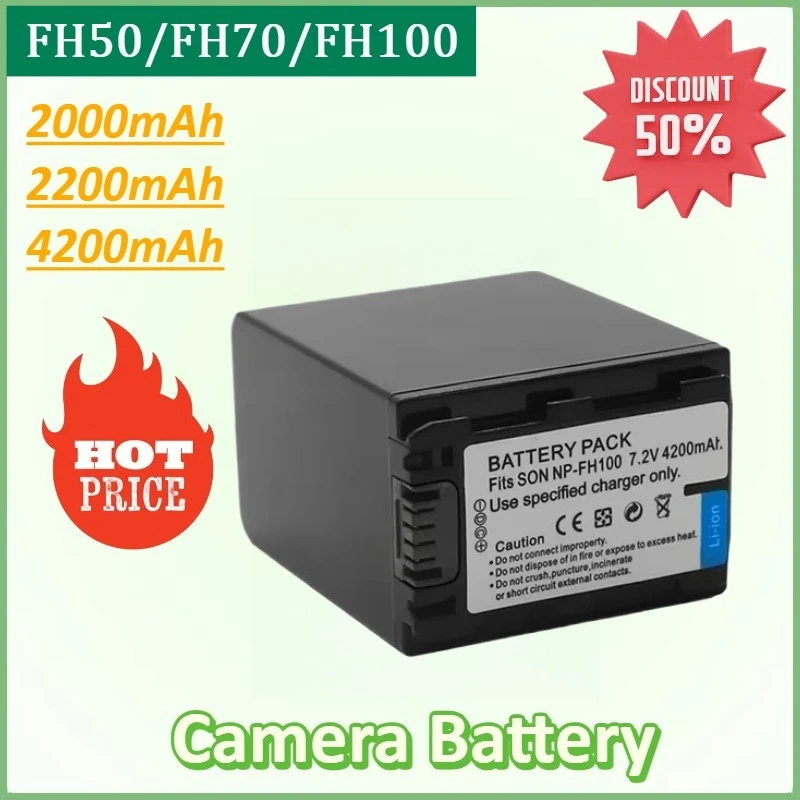 New Camera Battery for Sony NP-FH30 NP-FH40 NP-FH50 NP-FH70 NP-FH100 DSC-HX1 HX100V HX200 HX200V DSLR-A230 A290 A330
New Camera Battery for Sony NP-FH30 NP-FH40 NP-FH50 NP-FH70 NP-FH100 DSC-HX1 HX100V HX200 HX200V DSLR-A230 A290 A330