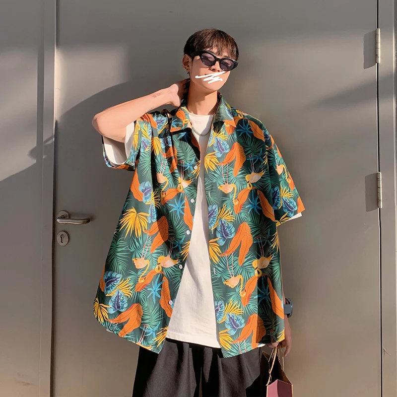 2023 Men's Shirts Hawaiian Ethnic Print Button Shirt Blouses Summer Short Sleeve Tops Loose Beach Holiday Clothing Camisas Y72
2023 Men's Shirts Hawaiian Ethnic Print Button Shirt Blouses Summer Short Sleeve Tops Loose Beach Holiday Clothing Camisas Y72