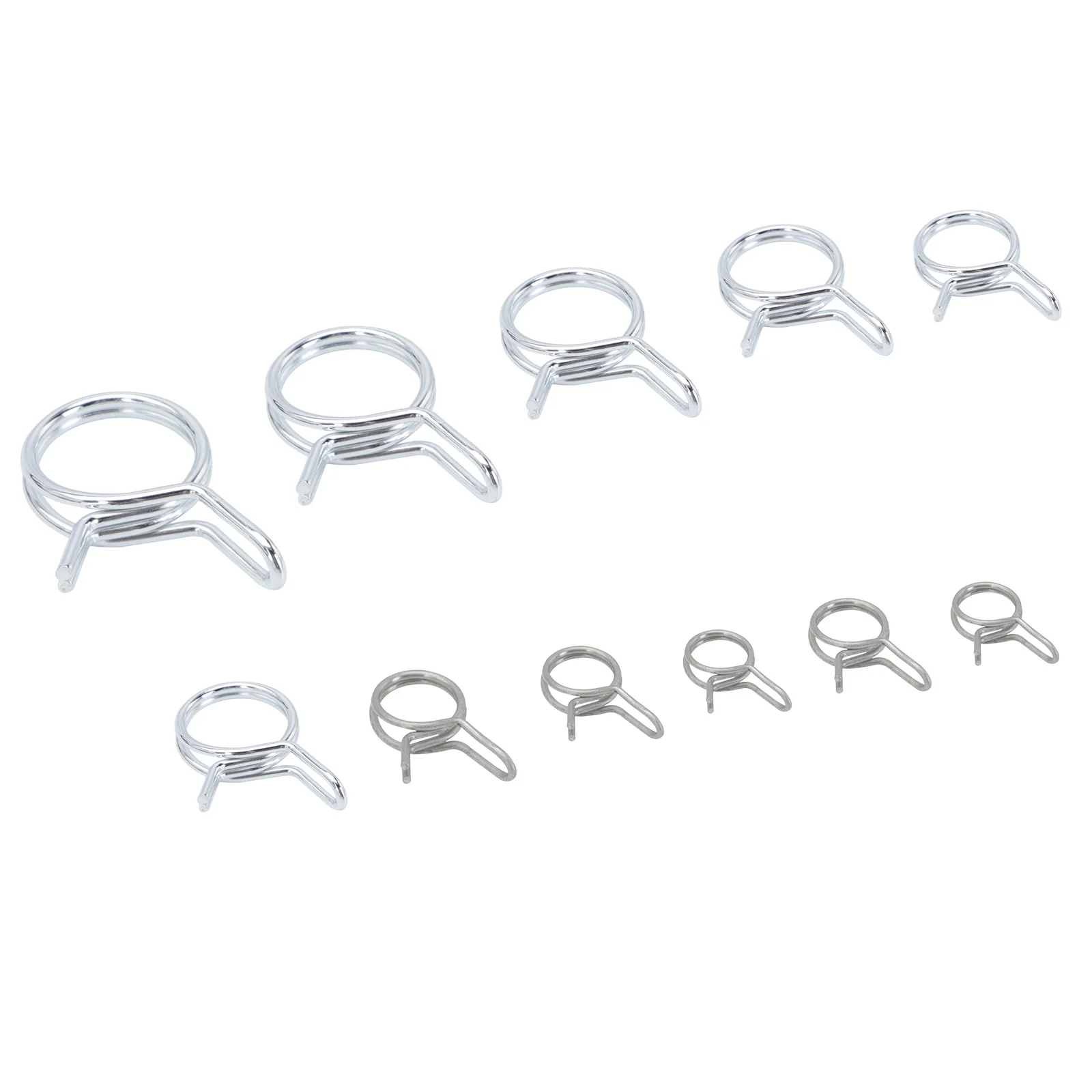 150pcs Double Wire Spring Clamp Hose Tube Clip Durable Water Fuel Line Clamp Assortment Kit For Industrial Automotive Marine Use
150pcs Double Wire Spring Clamp Hose Tube Clip Durable Water Fuel Line Clamp Assortment Kit For Industrial Automotive Marine Use