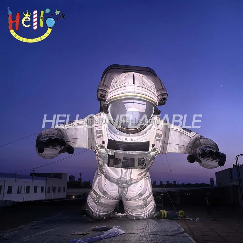 Custom Giant Inflatable Astronaut with LED Light for Space Party & Theme Park Decoration
Custom Giant Inflatable Astronaut with LED Light for Space Party & Theme Park Decoration