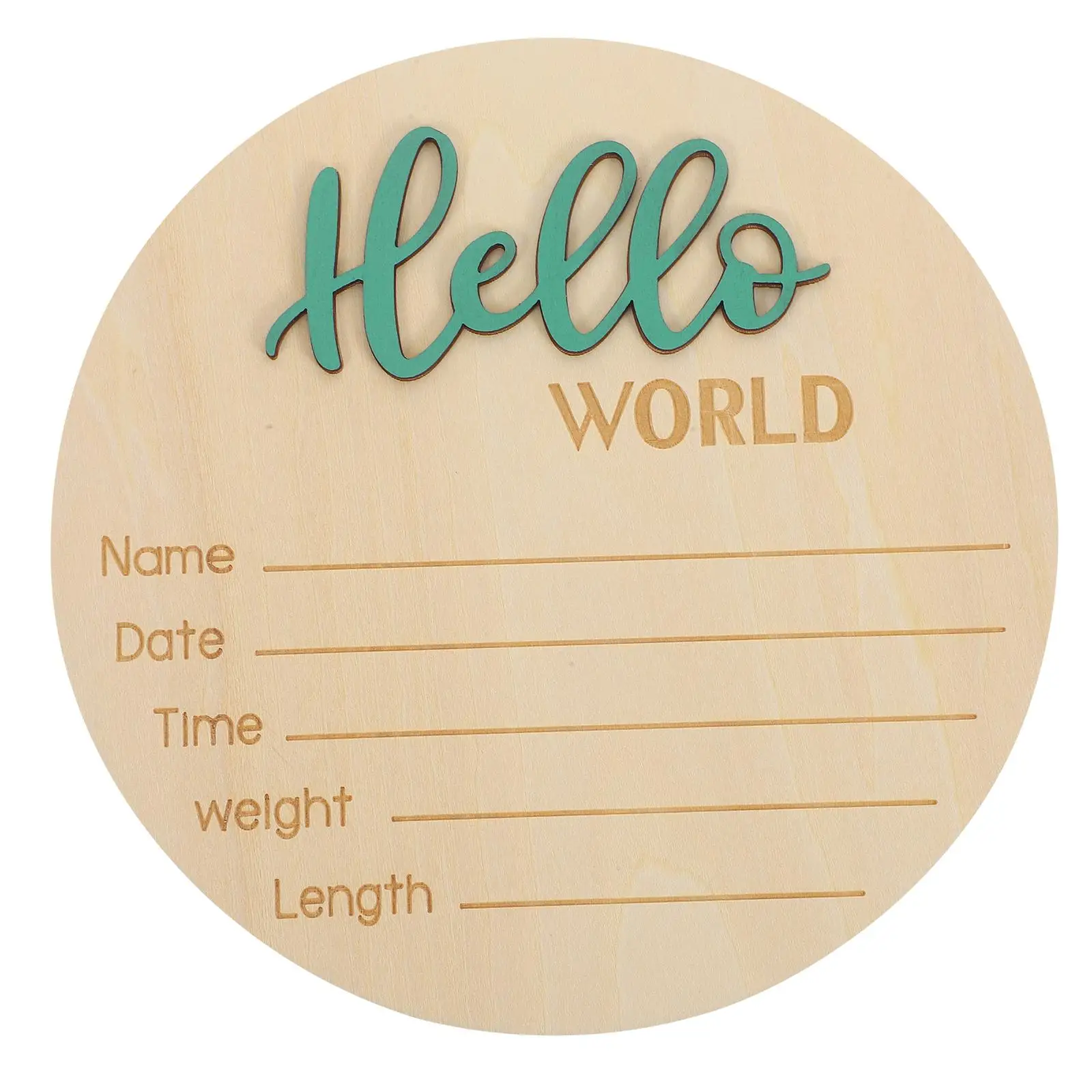 Baby Name Sign for Birth Announcement Wooden Circular Newborn Nurse Signs Nursery
Baby Name Sign for Birth Announcement Wooden Circular Newborn Nurse Signs Nursery