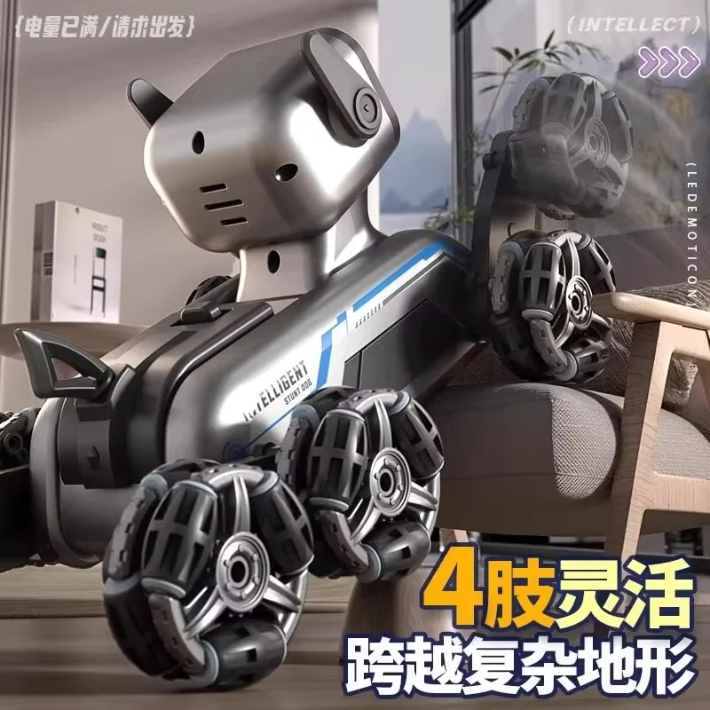 Intelligent Stunt Robot Dog Flexible Four Limbs Cross Complex Terrain German Premium Quality Tech Toy Birthday Gift For Adults
Intelligent Stunt Robot Dog Flexible Four Limbs Cross Complex Terrain German Premium Quality Tech Toy Birthday Gift For Adults