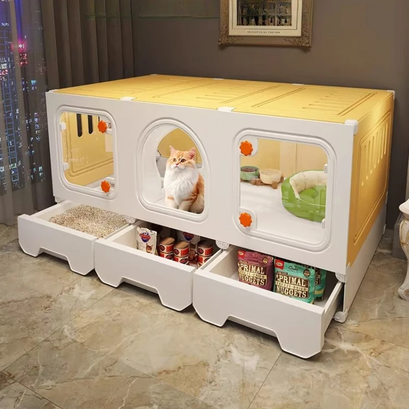 Household Indoor One Room, One Living Room, One Bathroom, Cat's Nest, and Toilet Are Integrated
Household Indoor One Room, One Living Room, One Bathroom, Cat's Nest, and Toilet Are Integrated