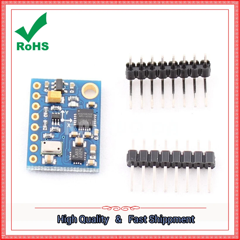 GY-86 MS5611 HMC5883L MPU6050 Module MWC Flight Control Sensor Module Board
GY-86 MS5611 HMC5883L MPU6050 Module MWC Flight Control Sensor Module Board