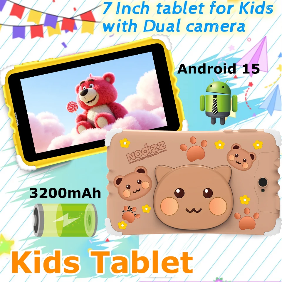 Nodizz 7-дюймовый детский планшет Android 15 4 ГБ ОЗУ 128 ГБ ПЗУ 3200 мАч Батарея Двойная камера 2 МП + 2 МП Детские планшеты Подарочные детские мягкие средства
Nodizz 7-дюймовый детский планшет Android 15 4 ГБ ОЗУ 128 ГБ ПЗУ 3200 мАч Батарея Двойная камера 2 МП + 2 МП Детские планшеты Подарочные детские мягкие средства