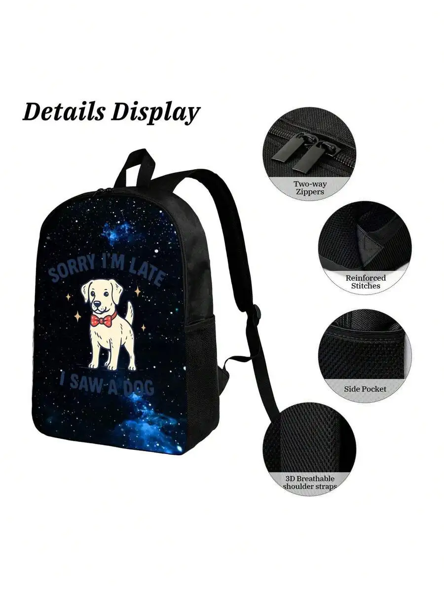 Sorry Im Late I Saw A Dog Stylish Adult Backpack Lightweight For Travel School Outdoor
Sorry Im Late I Saw A Dog Stylish Adult Backpack Lightweight For Travel School Outdoor