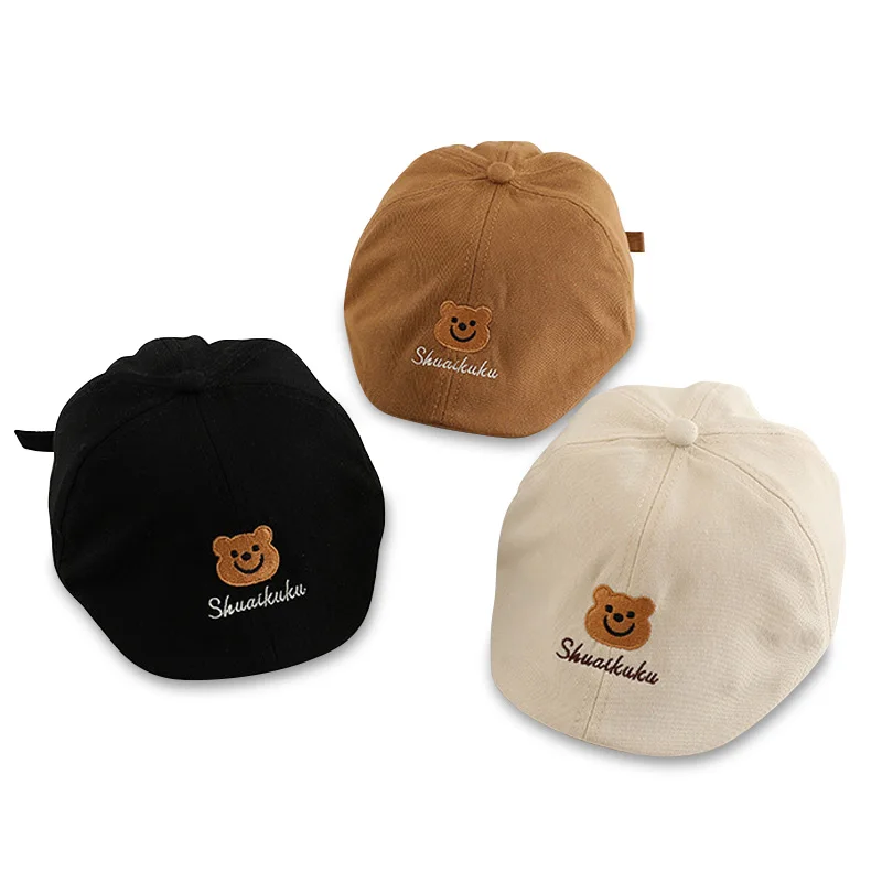 2024 Bear Baby Hat for Girls Boys Korean Baby Boy Cap Vintage Cotton Kids Beret Hats Adjustable Infant Toddler Cap 1-3Y
2024 Bear Baby Hat for Girls Boys Korean Baby Boy Cap Vintage Cotton Kids Beret Hats Adjustable Infant Toddler Cap 1-3Y