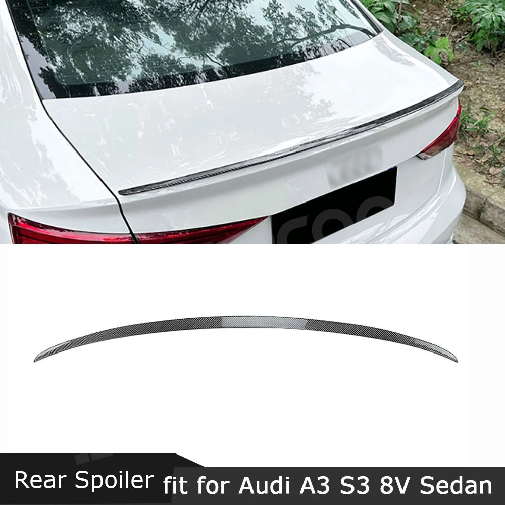 For Audi A3 S3 8V Sedan 2014 - 2020 Rear Trunk Spoiler Car Boot Wings Spoiler Trim Body Kits External Decoration Accessories
For Audi A3 S3 8V Sedan 2014 - 2020 Rear Trunk Spoiler Car Boot Wings Spoiler Trim Body Kits External Decoration Accessories