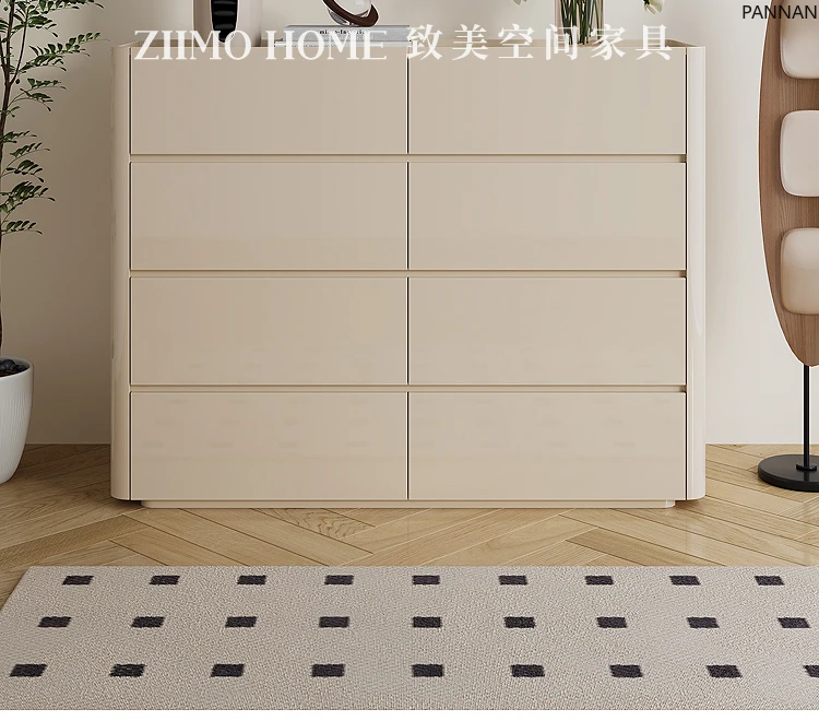 Bedroom Living Room Cream Wind Master Bedroom Bedside Cabinet Painted Solid Wood Six Bucket Cabinet Storage Locker
Bedroom Living Room Cream Wind Master Bedroom Bedside Cabinet Painted Solid Wood Six Bucket Cabinet Storage Locker