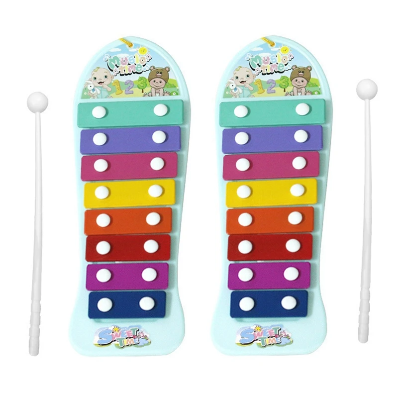 LALA Children's Octet Hand Percussion Instrument With Wheels And Towable Music Piano Percussion Instrument
LALA Children's Octet Hand Percussion Instrument With Wheels And Towable Music Piano Percussion Instrument