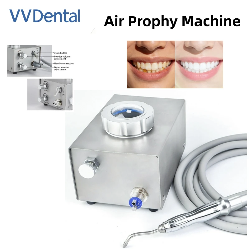 VV Dental 2/4 Holes Air Prophy Machine With Large Capacity Sand Powder Tank Air Prophy Sandblasting Polishing Device
VV Dental 2/4 Holes Air Prophy Machine With Large Capacity Sand Powder Tank Air Prophy Sandblasting Polishing Device