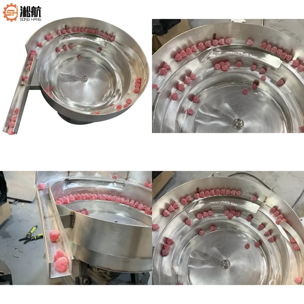 Food Packaging 304 316 Vibratory Feeder Bowl Gummy Candy Vibrating Bowl Feeder for Packaging Machine Feeding
Food Packaging 304 316 Vibratory Feeder Bowl Gummy Candy Vibrating Bowl Feeder for Packaging Machine Feeding
