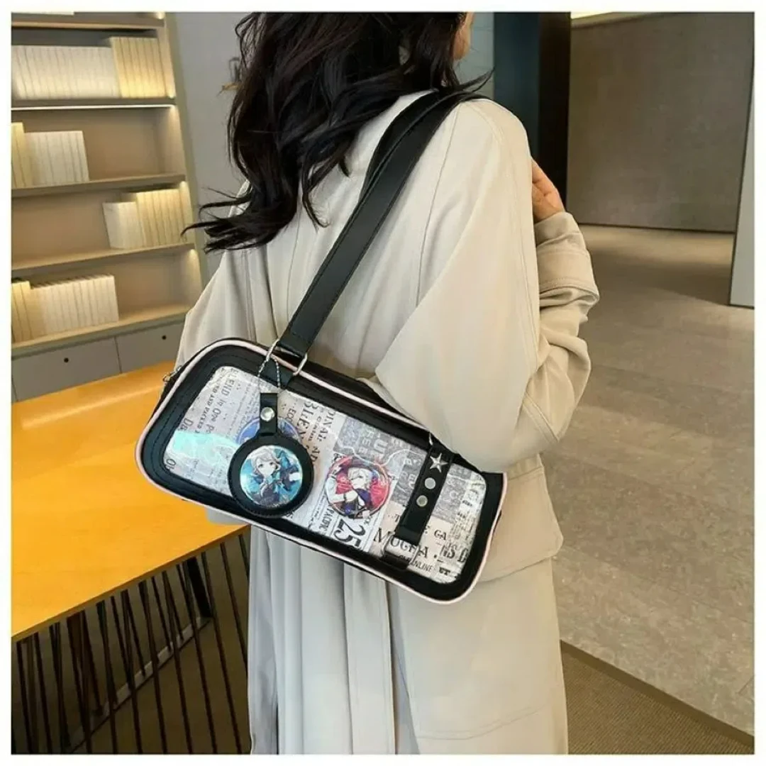 New Niche Design Y2K Kawaii Ita Bag Fashionable Ulzzang Shoulder Handbag, Cute Underarm Bag for Girls and Students
New Niche Design Y2K Kawaii Ita Bag Fashionable Ulzzang Shoulder Handbag, Cute Underarm Bag for Girls and Students