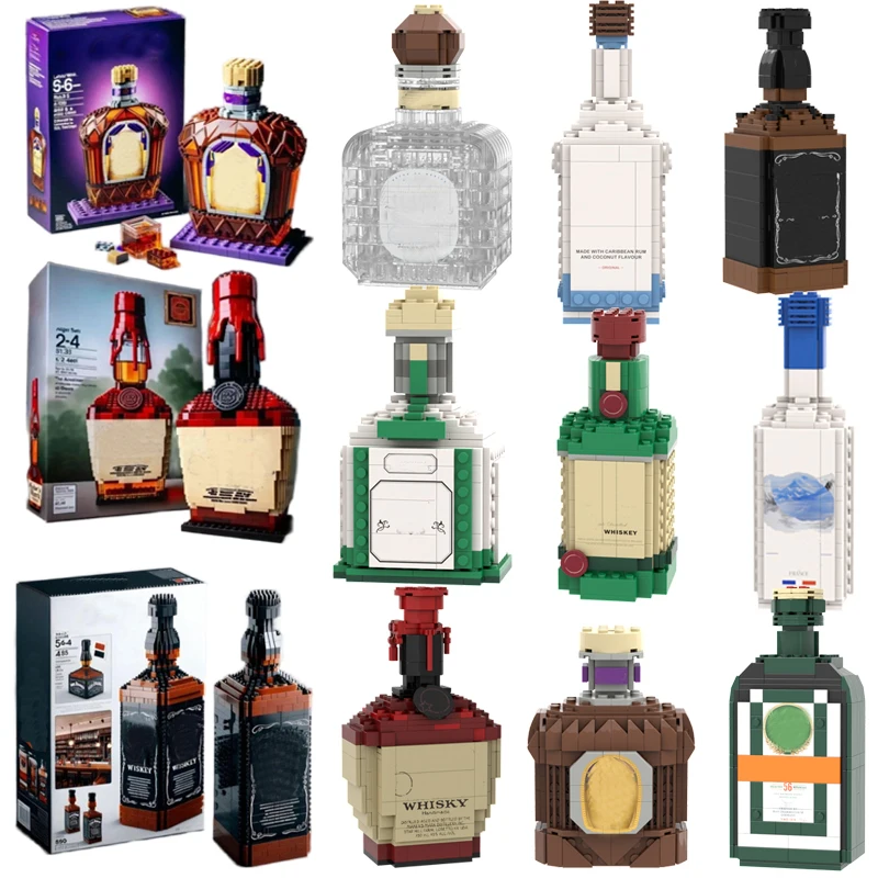 3D Whiskey Bottle,Building Block,Wine Bottle Assemble Building Blocks Toys,Puzzle Toy DIY Model for Adults,Home Bar Decoration
3D Whiskey Bottle,Building Block,Wine Bottle Assemble Building Blocks Toys,Puzzle Toy DIY Model for Adults,Home Bar Decoration