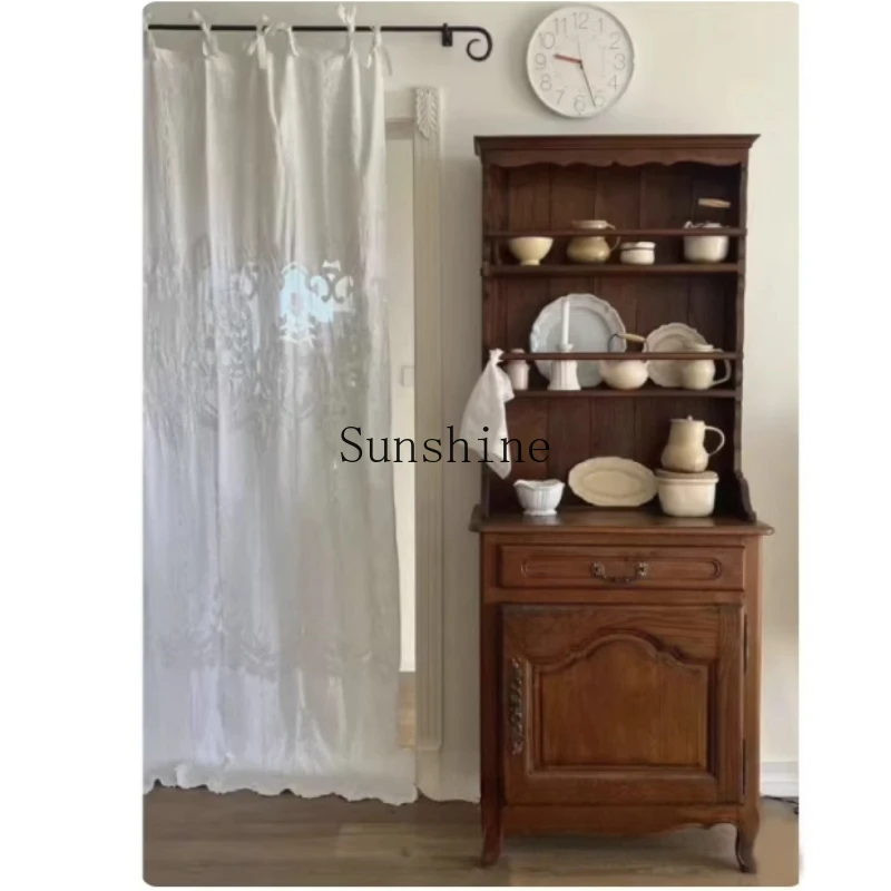 American retro solid wood side dishes coffee storage decoration display locker
American retro solid wood side dishes coffee storage decoration display locker