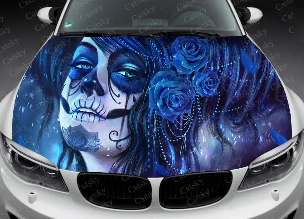 Сахарный череп, женский Itasha, виниловые наклейки на капюшон, виниловая пленка, наклейки на крышку двигателя, наклейки на автомобильные аксессуары
Сахарный череп, женский Itasha, виниловые наклейки на капюшон, виниловая пленка, наклейки на крышку двигателя, наклейки на автомобильные аксессуары